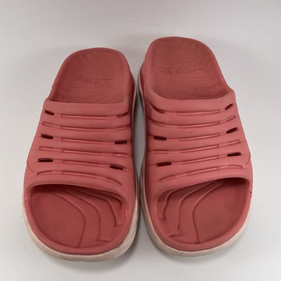 Hoka One One Ora Recovery Sandals Womens Size 5 Latana Pink Salt Comfort Slides - Picture 10 of 10